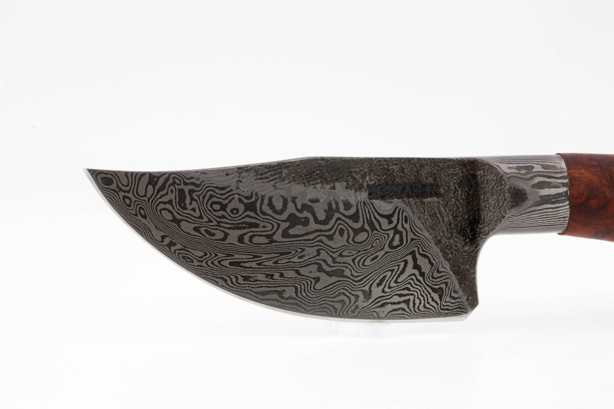 Honaker Rifle Honaker Blacksmithing Damascus One Off Integral Amboyna Burl